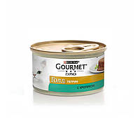 Консервированный корм Gourmet Gold Purina для котов паштет Гурмет Голд с кроликом 85 г