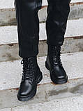 Демісезонні жіночі черевики Dr.Martens Mono Black чорні, фото 4