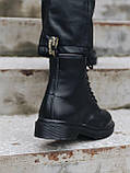 Демісезонні жіночі черевики Dr.Martens Mono Black чорні, фото 5