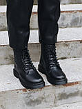 Демісезонні жіночі черевики Dr.Martens Mono Black чорні, фото 6