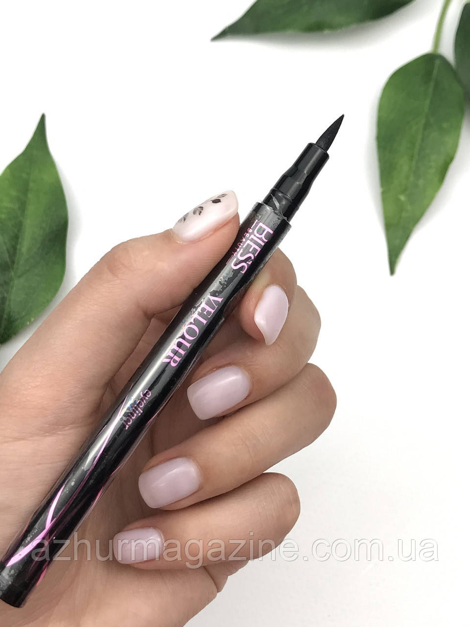 Підводка-фломастер для повік Bless Beauty 24 Hours Waterproof Velour Eyeliner