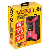 Импульсное зарядное автоматическое устройство VOIN VL-156 6-12V/2.0-6.0A/3-150AHR/LCD/Импульсное (VL-156)