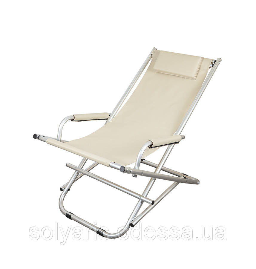 GP20022109 BEIGE складной шезлонг крісло-гойдалка