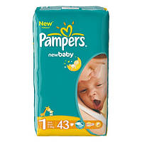 Подгузники детские Pampers (1) newborn 2-5 кг 43 шт.