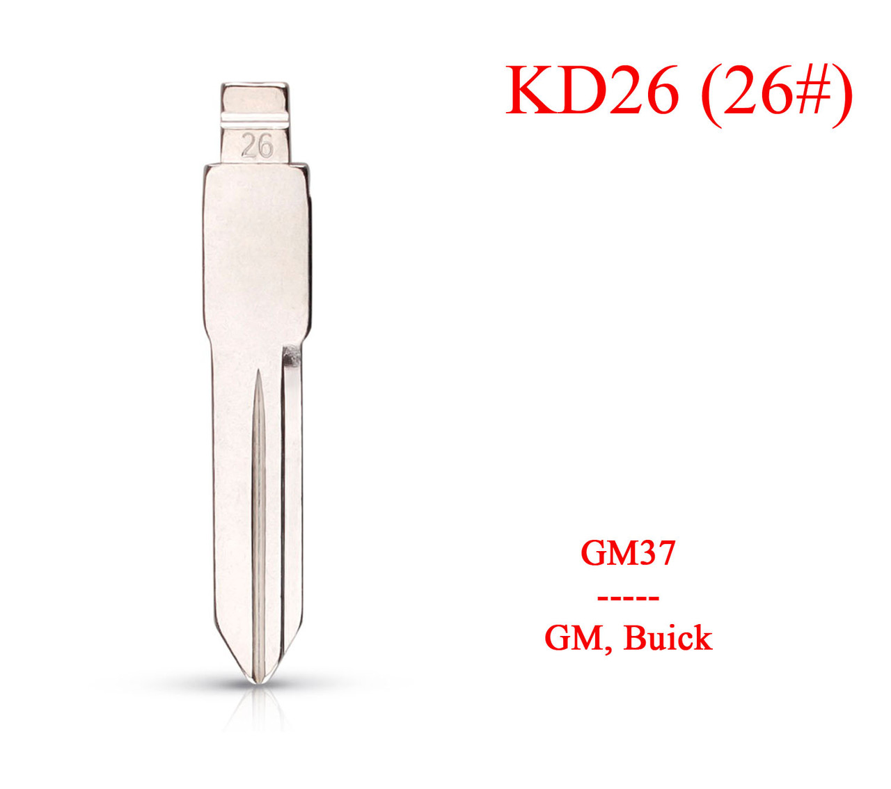 Keydiy жало викидне лезо ключа GM Buick (GM37) No 26 KD 26#