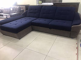 Диван кутовий Спейс (Техас) АМ Віко темно-синій