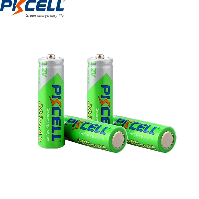 Акумулятори Pkcell Ni-Mh AA 600mAh оригінал паковання блістер 4 шт.