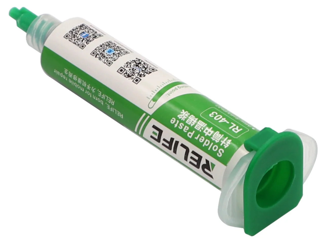 Паяльна паста RELIFE RL-403 Sn63/Pb67 10г безотмывочная