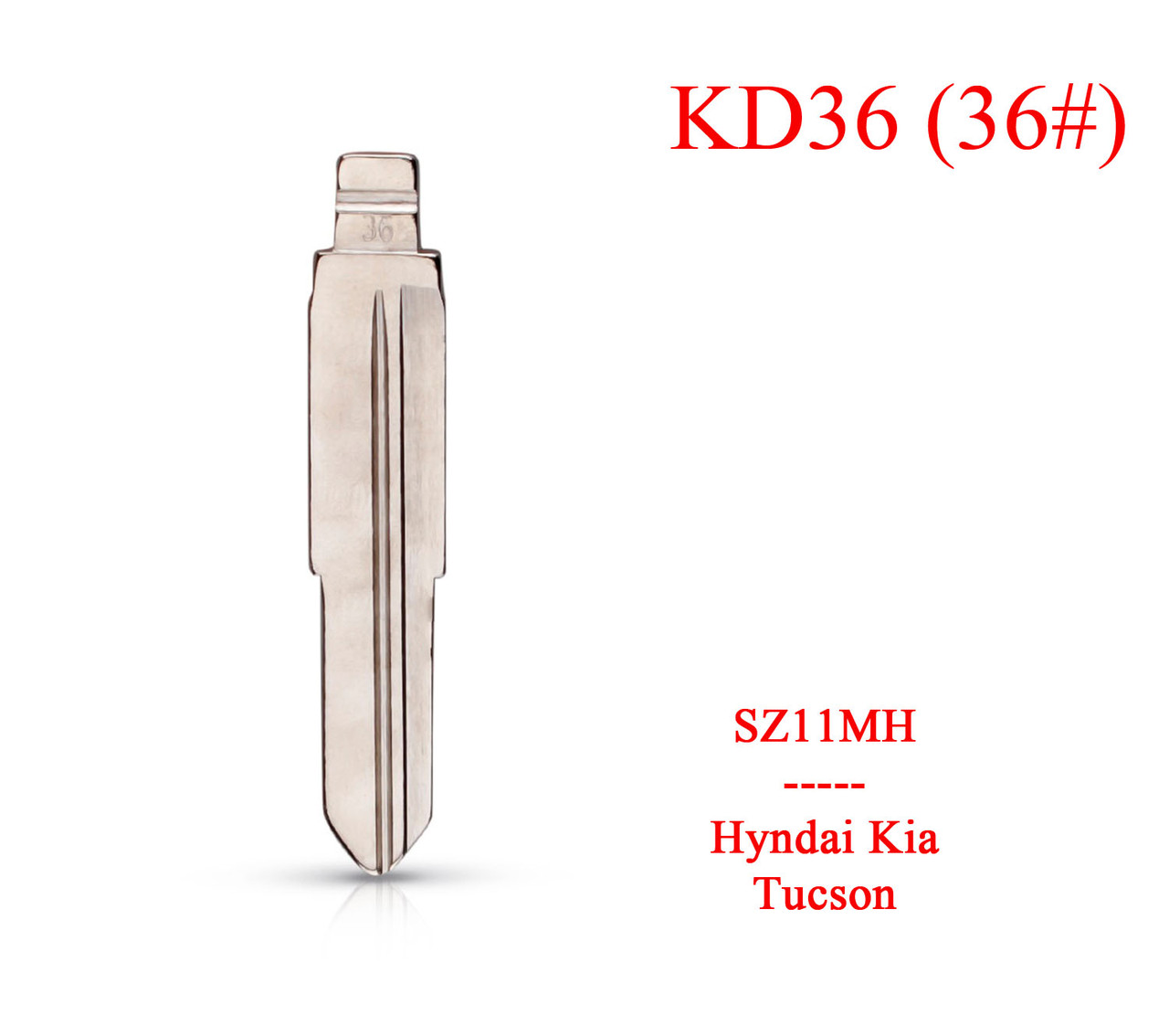 Keydiy жало викидне лезо ключа Hyndai Kia (SZ11MH) No 36 KD 36# Tucson