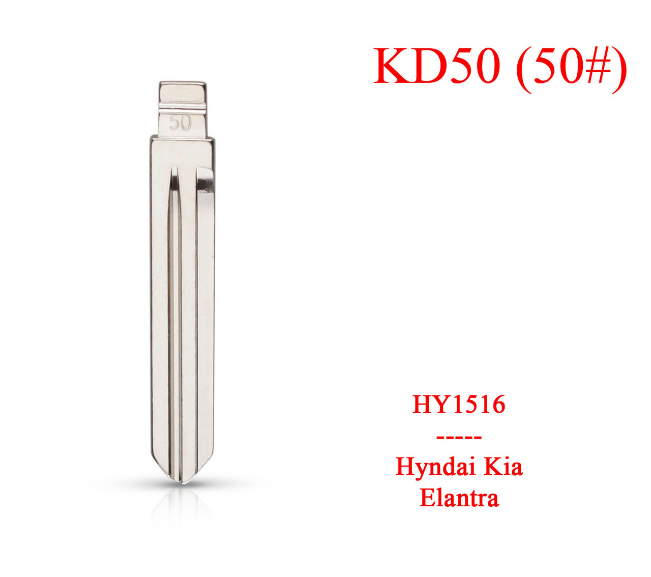Keydiy жало викидне лезо ключа Hyndai Kia (HY1516) No 50 KD 50# Elantra, фото 1