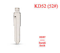 Keydiy жало выкидное лезвие ключа Suzuki (HU87) № 52 KD 52# Swift