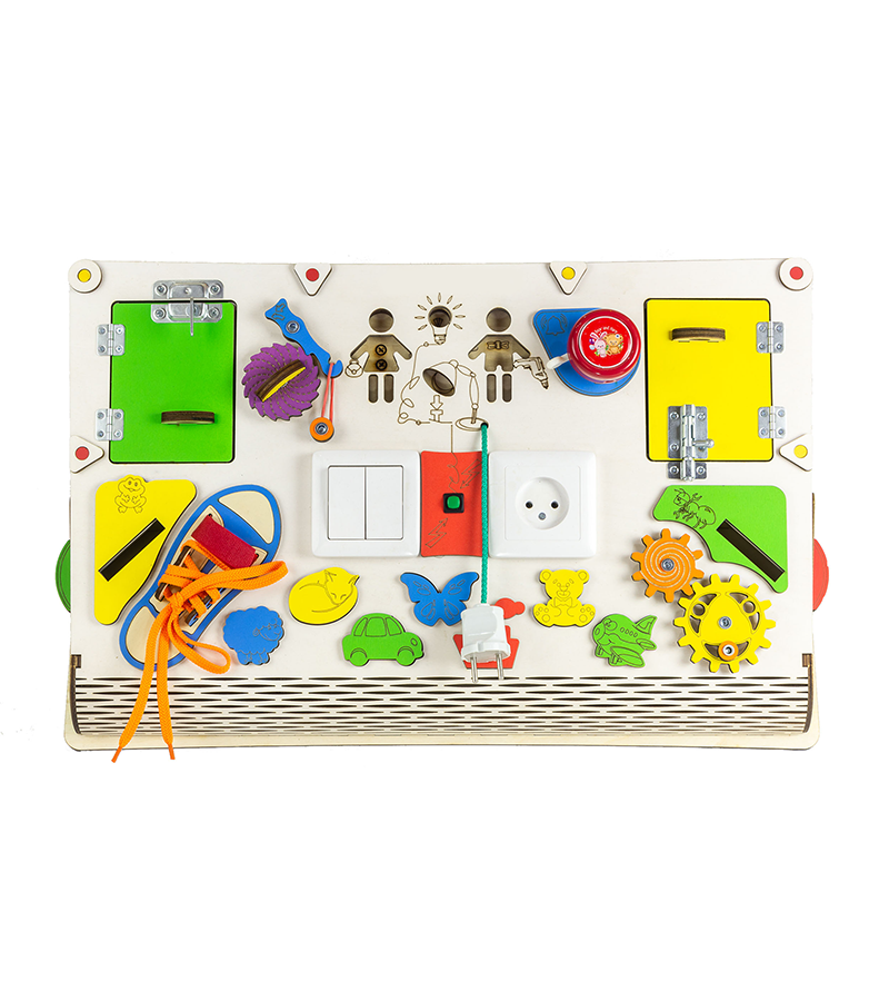 Дитяча розвивальна дошка D005 з підсвіткою, фото 1