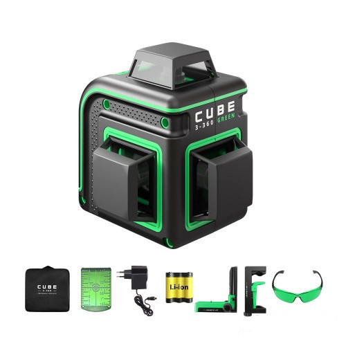 Нівелір лазерний ADA CUBE 3-360 GREEN HOME EDITION