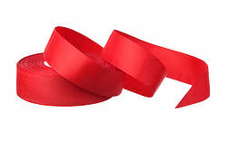 Репс однотонний бобіна. Колір темно-зелений. Ширина 2.5 см