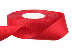 Репс однотонний бабина. Колір темно-зелений.  Ширина 2.5 см бобіна — 18 м