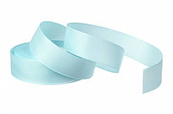 Репс однотонний бобіна. Колір світло-блакитний. Ширина 2.5 см