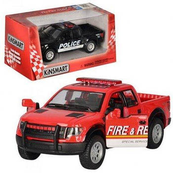 Колекційна машинка 2013 Ford F-150 SVT Raptor SuperCrew (Police/Fire Rescue) KT 5365 WPR