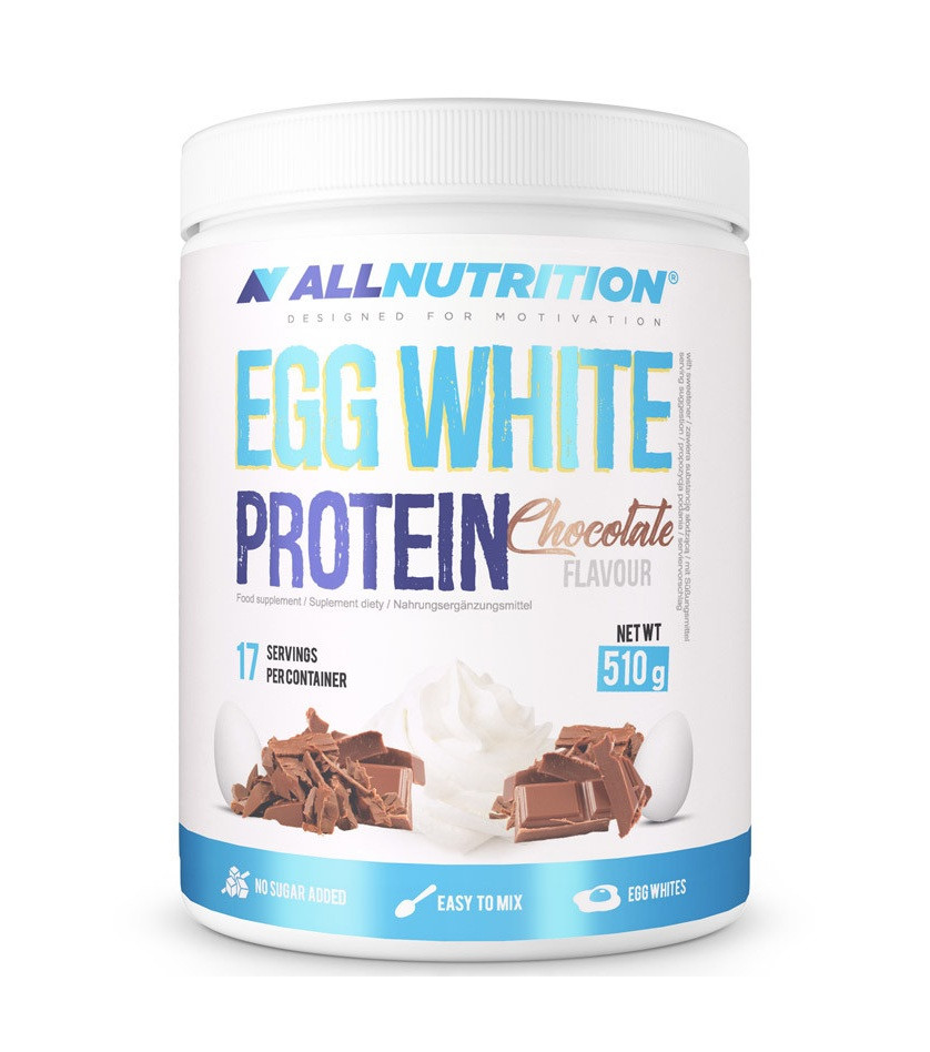 Яичный протеин AllNutrition EGG White Protein (510 г) олл нутришн Vanilla - фото 1 - id-p1235139950