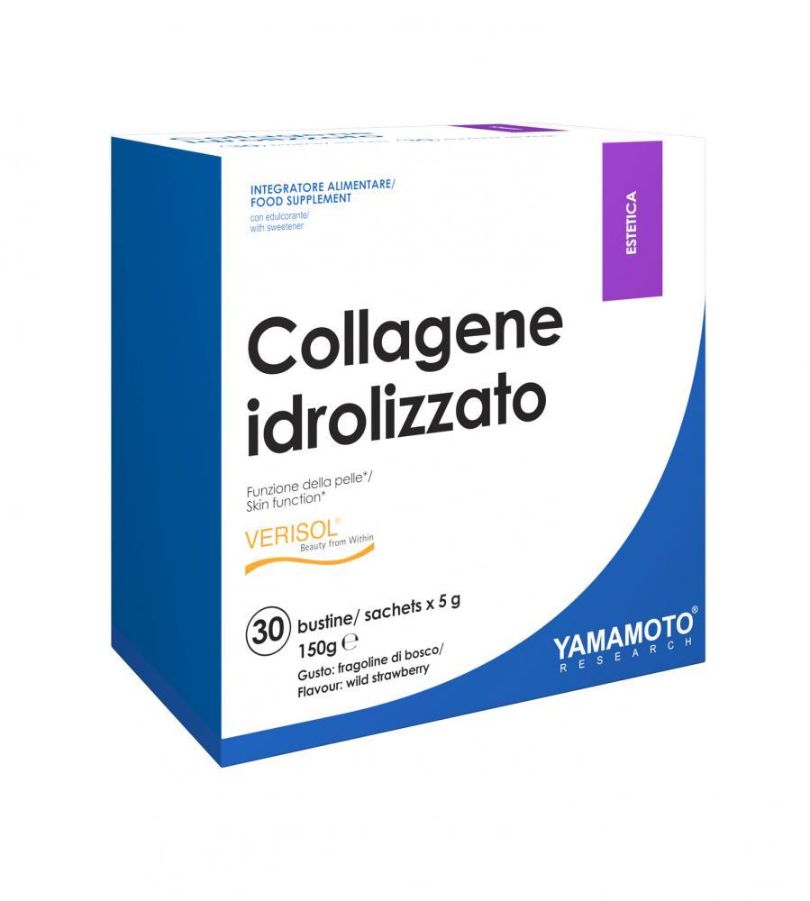 Колаген Yamamoto nutrition Collagene Idrolizzato - 30 sachets х 5g Wild Strawberry, фото 1