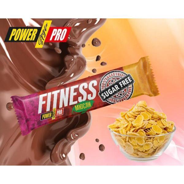 Протеїновий батончик Power Pro Protein Bar Lady Fitness (20x50 г) павер про Muesli Nut