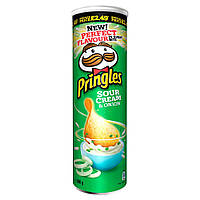 Чипси сметана та зелена цибуля Pringles Sour cream&Conion,200 г