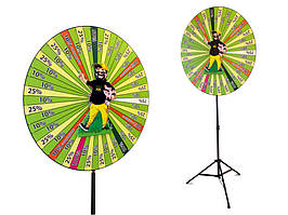 Колесо удачі (фортуни) на телескопічній ніжці, діаметр колеса 700 мм (Ламінація: Без ламінації; )