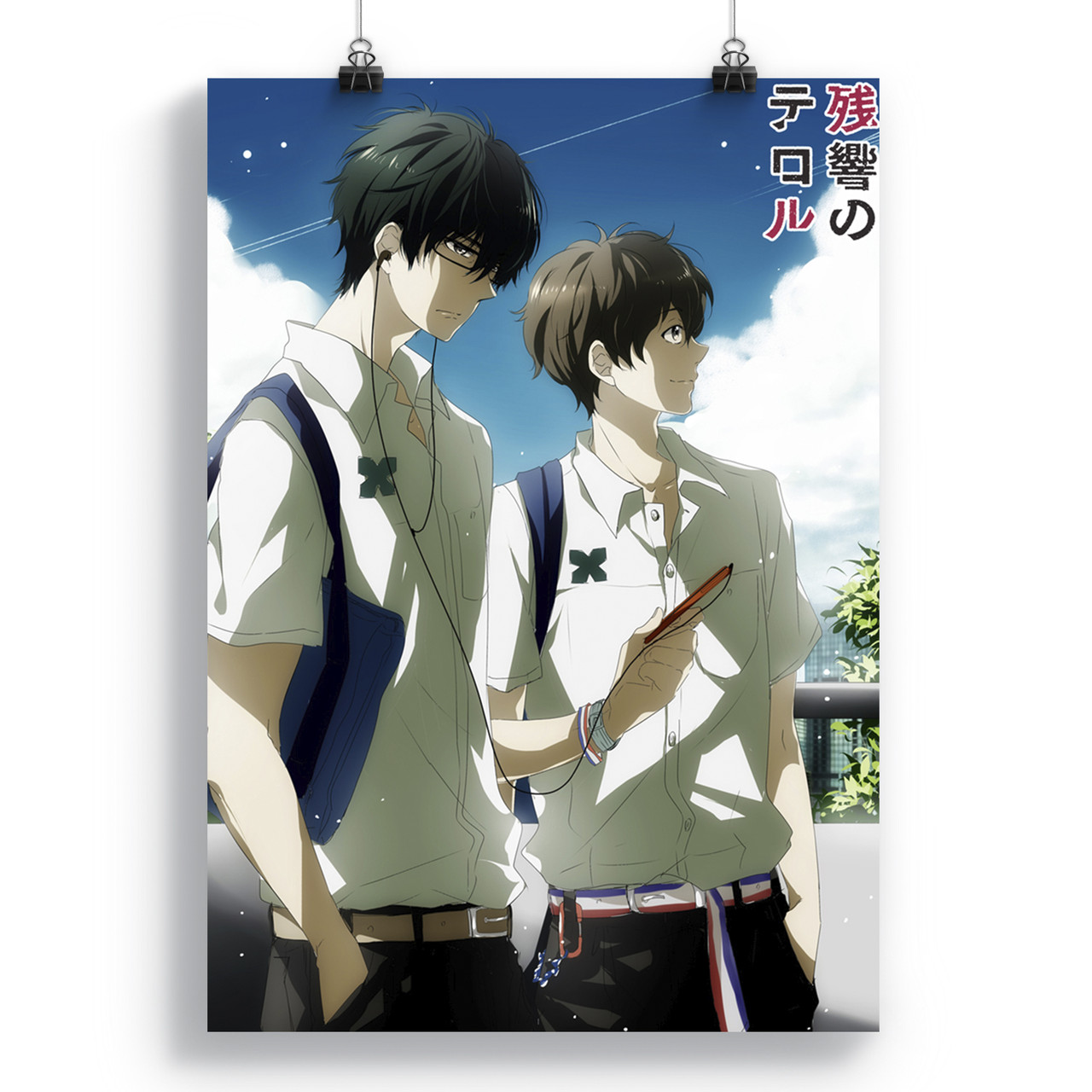 Плакат Відлуння терору | Zankyou no Terror 08