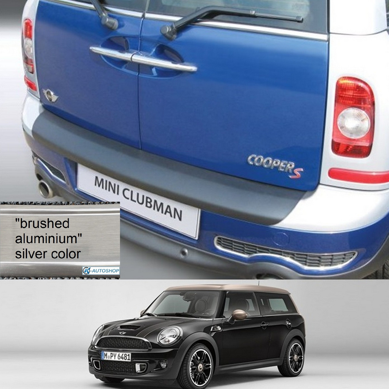 Пластикова захисна накладка на задній бампер для Mini R55 Clubman / Clubvan 2007-2015