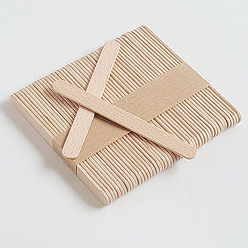 Дерев'яні палички для морозива (маленькі) 9 см 50 шт.