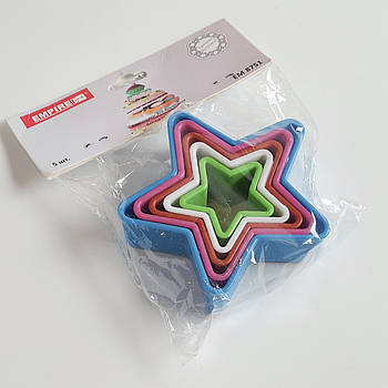 Набір вирубок Зірочки - 5 шт