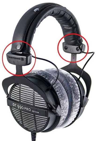 3D Beyerdynamic SPARE Headband Slider Repair Kit DT770 DT880 990 Pro 3d flatline 1235310731