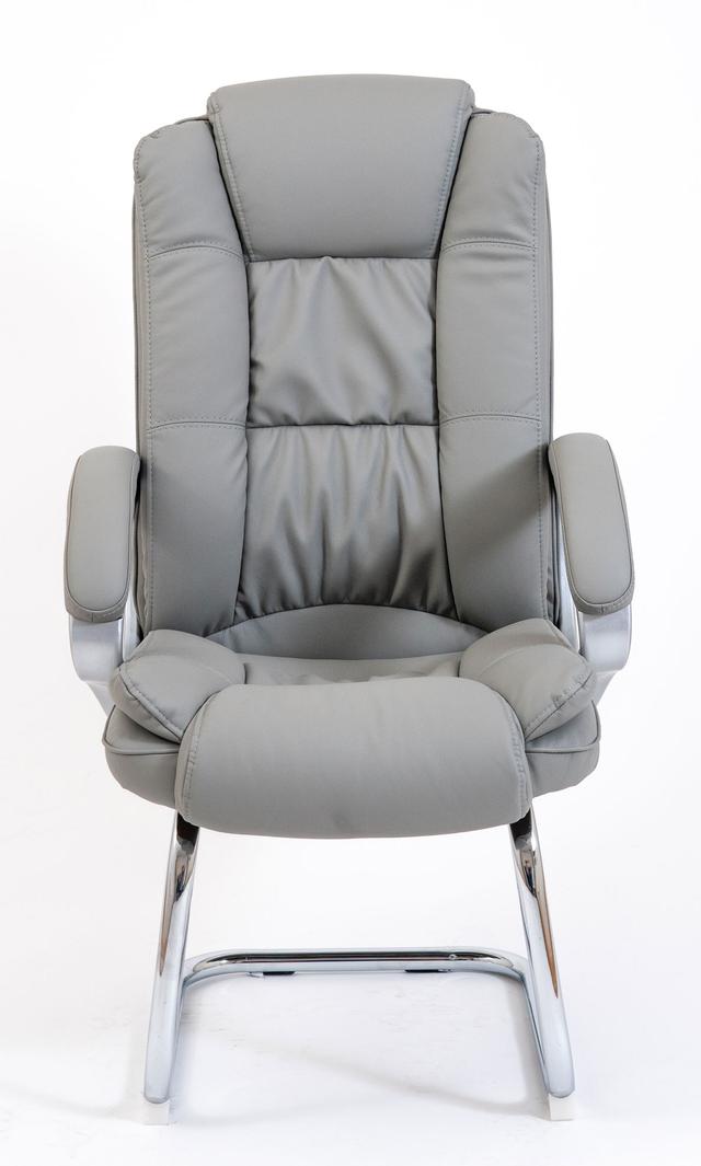 Купить кресло Калифорния СФ хром на полозьях для конференц комнат