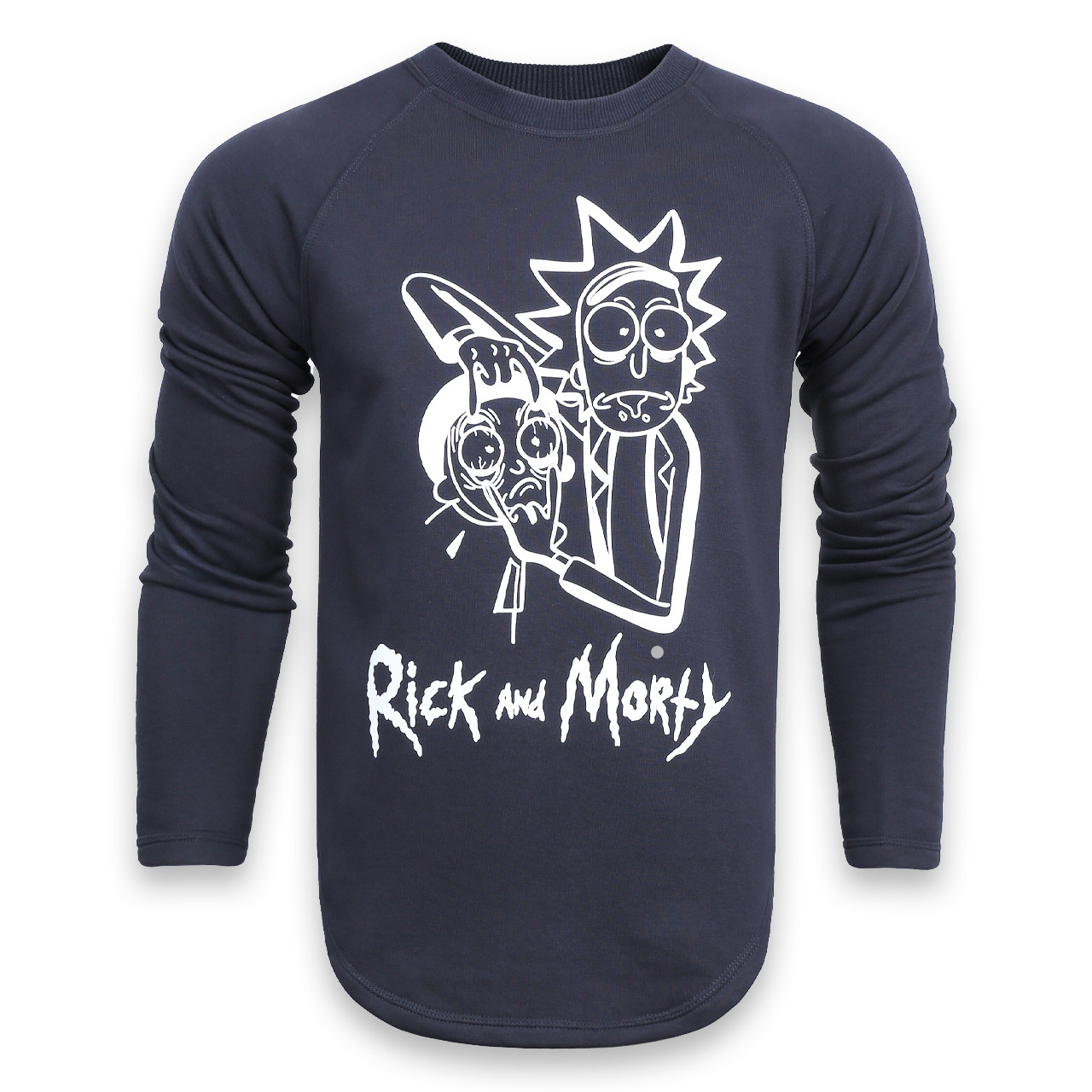 Світшот чоловічий т синій HOPE з принтом "RICK & MORTY" Р-2 DBLU S(Р) 20-559-201