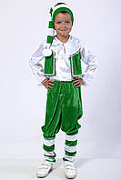 Детский карнавальный костюм Гномик № 2 для мальчика 5-8 лет Зеленый