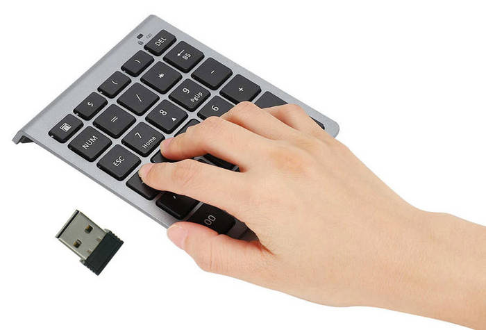Клавиатура цифровая USB беспроводная Graphit Windows. Числовая USB ...