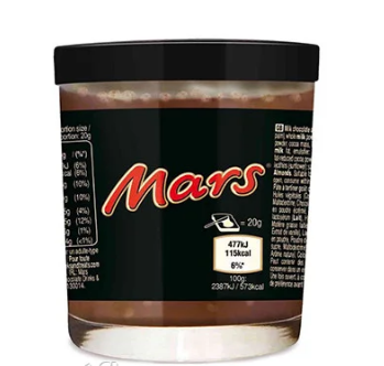 Шоколадна паста Mars 200 г. ОПТОМ