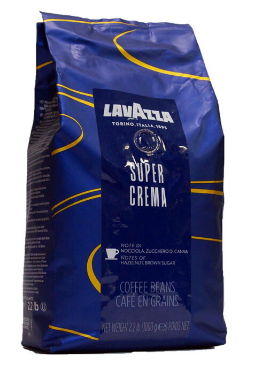 Кава в зернах Lavazza Espresso Super Crema 1 кг.