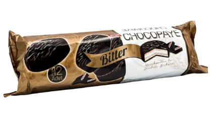 Печиво Chocopaye з чорним шоколадом, маршмелоу 216 г.