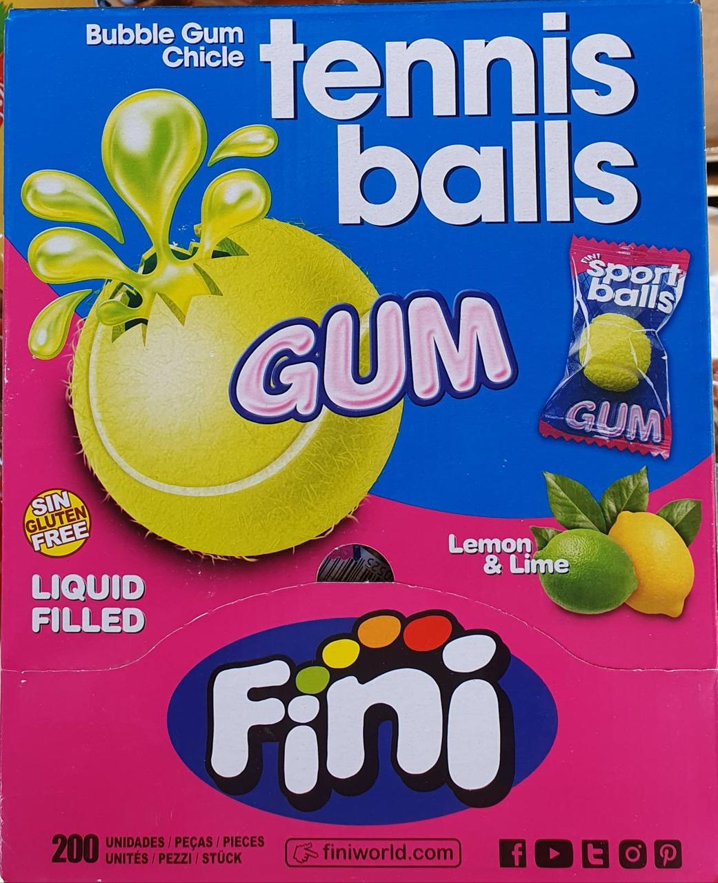 Жуйки Fini Tennis Balls Gum 200 шт.