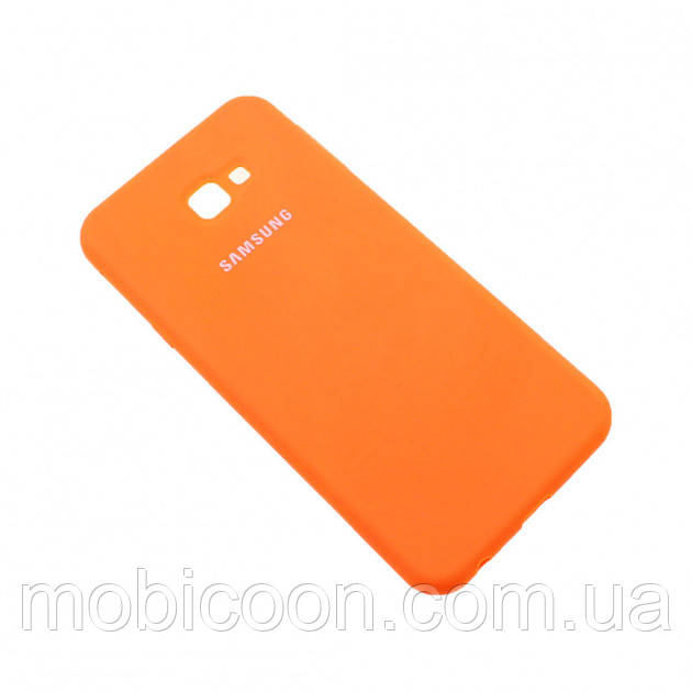 Чохол Silicone Case full для Samsung Galaxy J4 Plus 2018 Orange (Самсунг галаксі джей4 плюс)