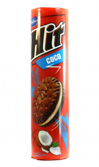 Печиво HIT з кокосовою начинкою 220 г.