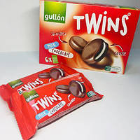 Печиво Gullon Twins Седвіч в молочному шоколаді 252гр.