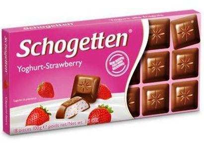 Шоколад Schogetten Yoghurt-Strawberry 100 г.