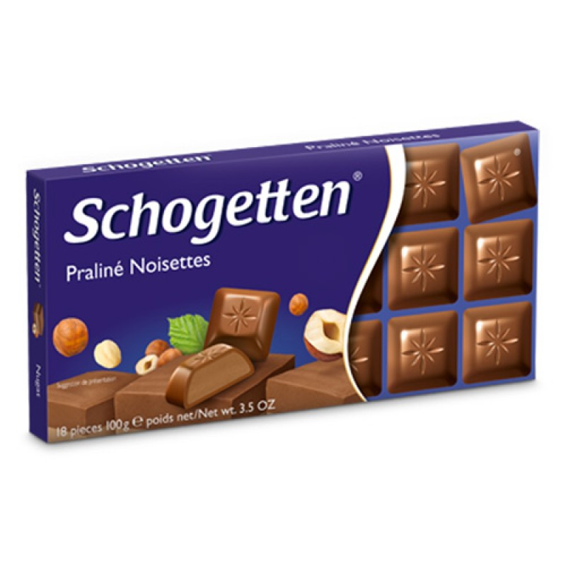 Шоколад Schogetten Praline Noisettes 100 г.