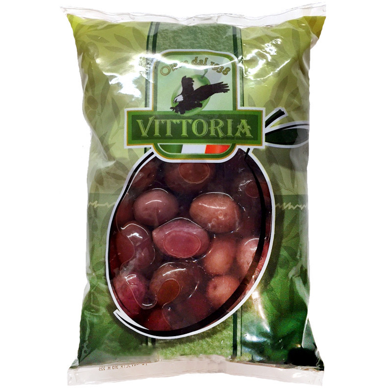 Оливки Vittoria Olive Nero Verdi Dolci Giganti 500 г.