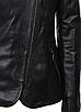 Шкіряна куртка з хутром песця VK коротка зимова (Арт. MAR202), фото 7