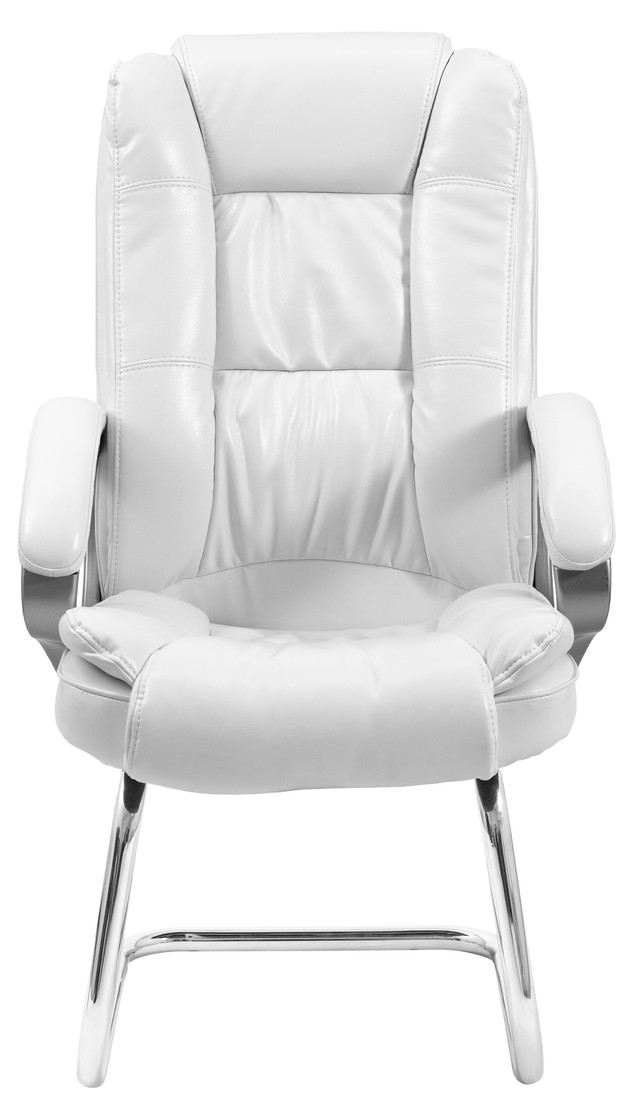 Купить кресло Калифорния СФ хром на полозьях для конференц комнат