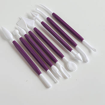 Набір інструментів для моделювання з мастики 8 шт