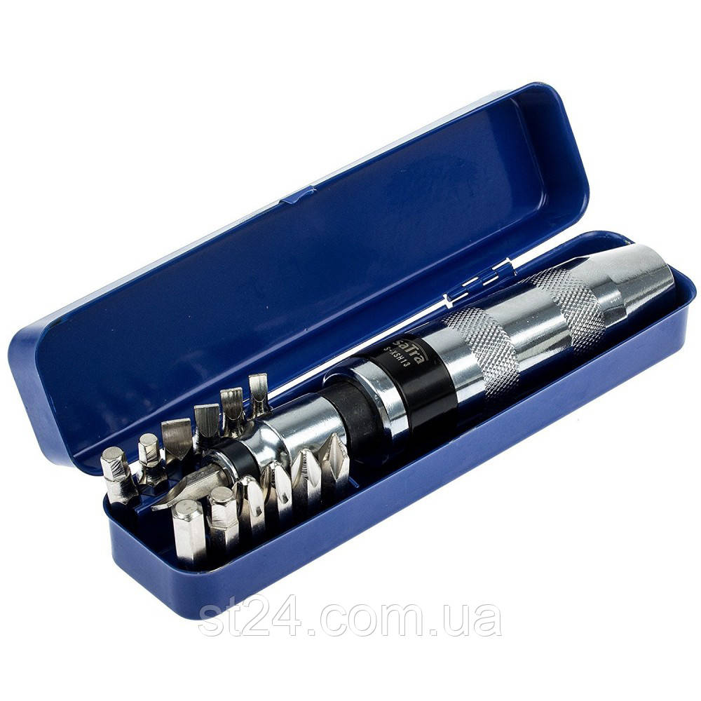 Ударна викрутка + 13 насадок SATRA S-XSH13, фото 1