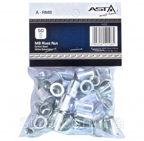 Заклепки різьбові М8, 50 шт. ASTA A-RM8